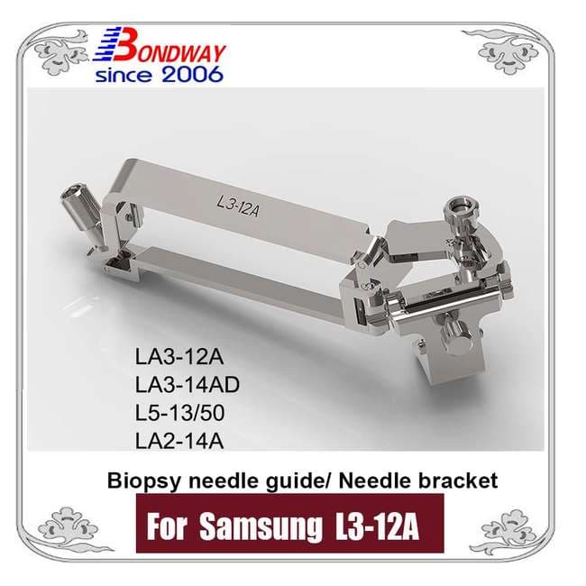 Samsung L3-12A, LA3-12A, LA3-14AD, L5-13/50 és LA2-14A ultrahangfejekhez készült punkciós és biopsziás tűvezető